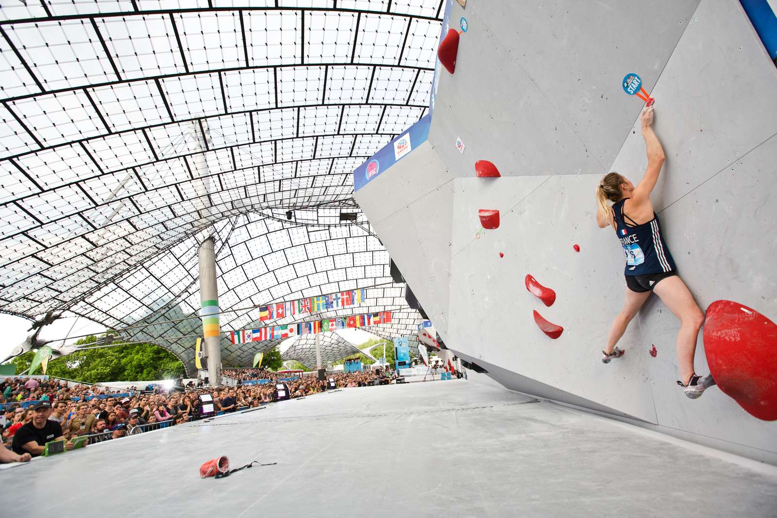 Boulder Worldcup 2019 im Olympiapark München